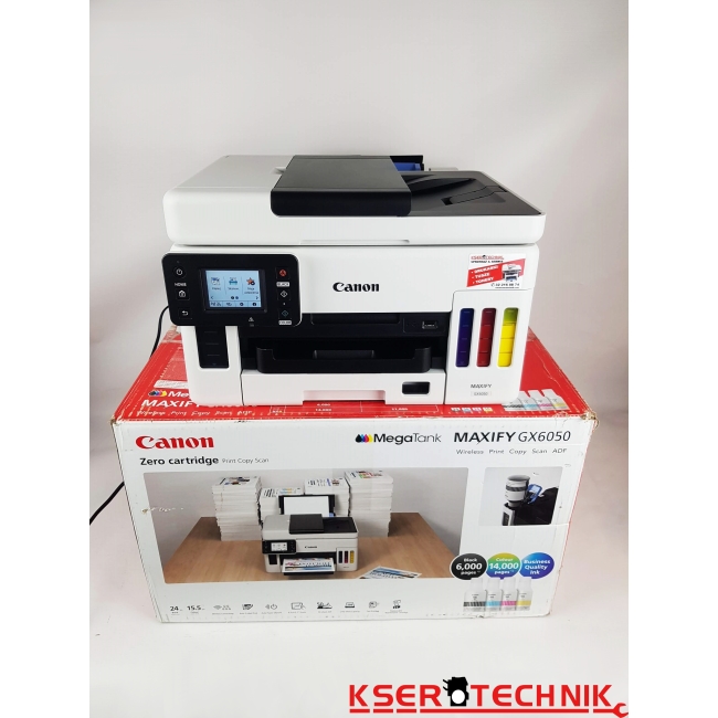 Urządzenie Wielofunkcyjne Drukarka Ksero Skaner Canon MAXIFY GX6050